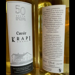 Krapi 50v ; Valkoviini – Carsin Blanc 0,75l